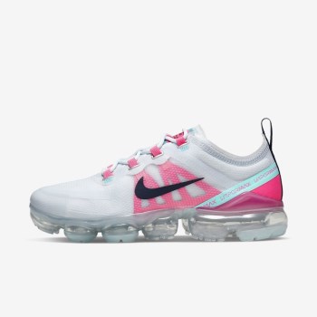 Nike Air VaporMax 2019 - Női Utcai Cipő - Szürke/Rózsaszín/Obszidián